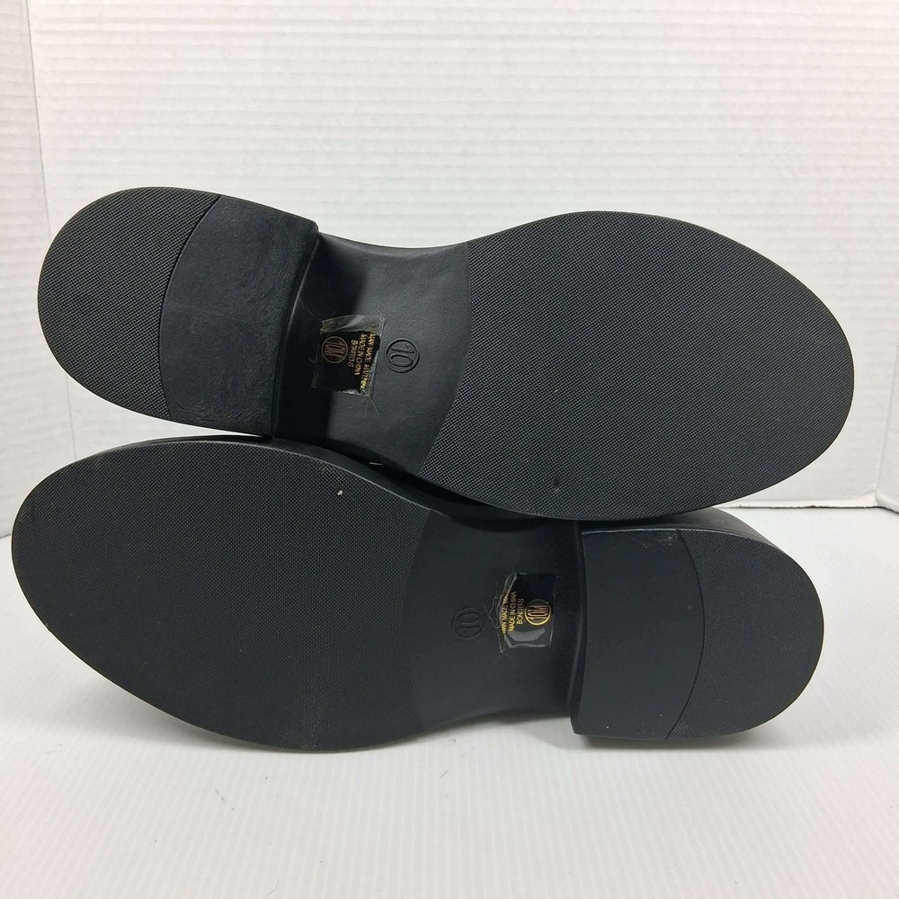 Soda Bonito-S Black Mary Jane Chunky Platform Block Heel Buckle Y2K Womens 10 - Picture 6 of 7
